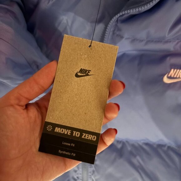 Nike Sportswear Club Puffer Jacket Polar Blue - Picture 10 of 11